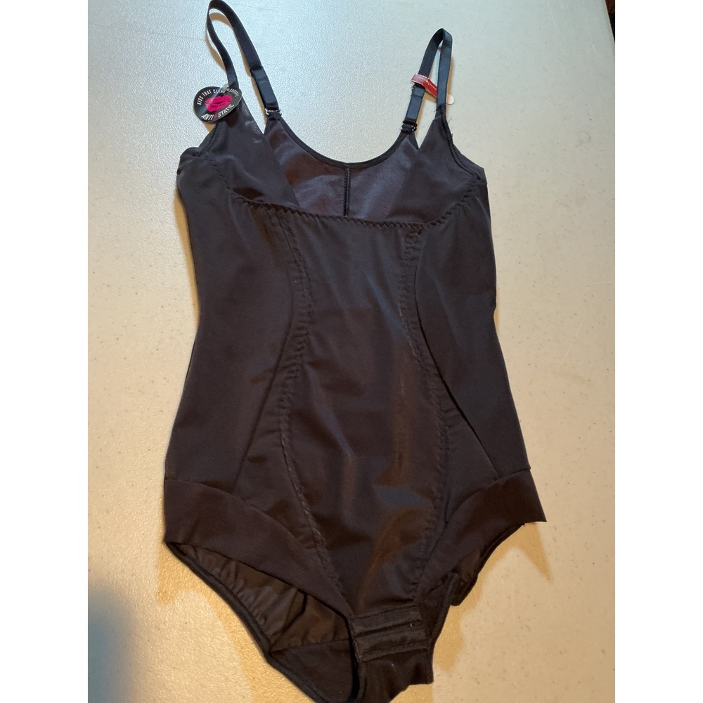 Maidenform DM5004 Anti-Static Firm Control‎ Bodysuit Shapewear Black Womens M